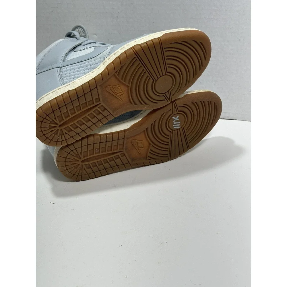 Nike Dunk Sky High Wedge Women's Gum Sole‎ Essential Grey Denim Size 8.5 READ